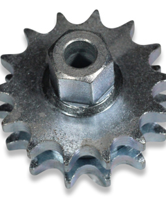 Chain wheel 1/2"-14t-b17.5 dbl w/nut -Idler roller w/chain